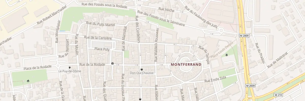 Plan du 11A Rue Waldeck Rousseau à Clermont-Ferrand