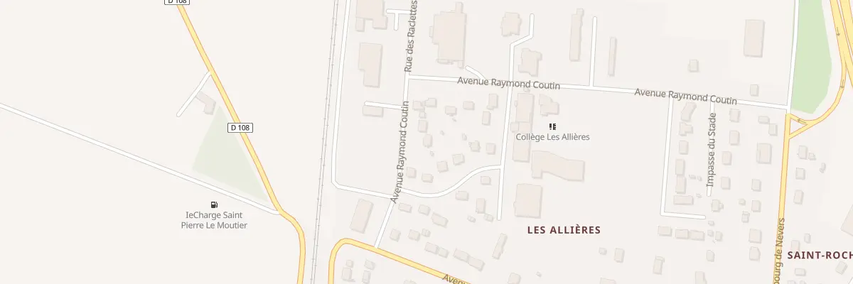 Plan du 17 Av Raymond Coutin à Saint-Pierre-le-Moûtier