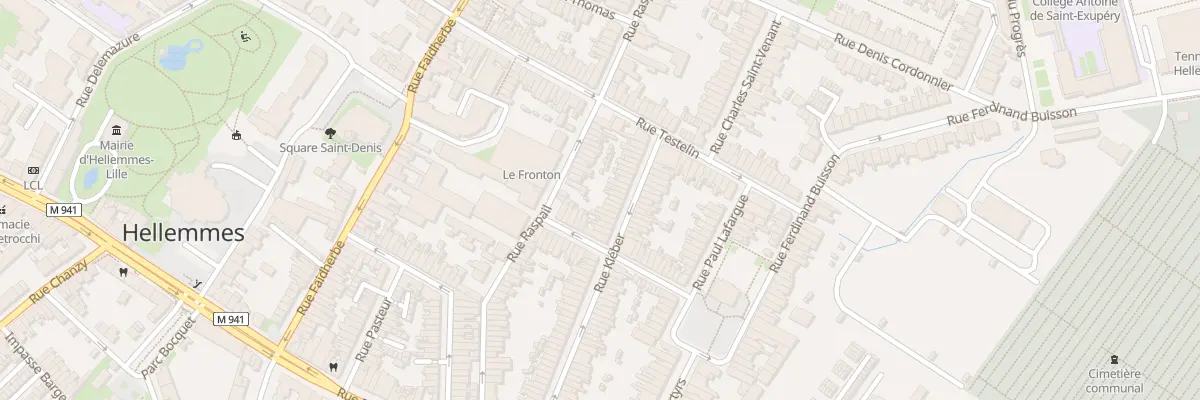 Plan du 69 Rue Kleber Hellemmes à Lille