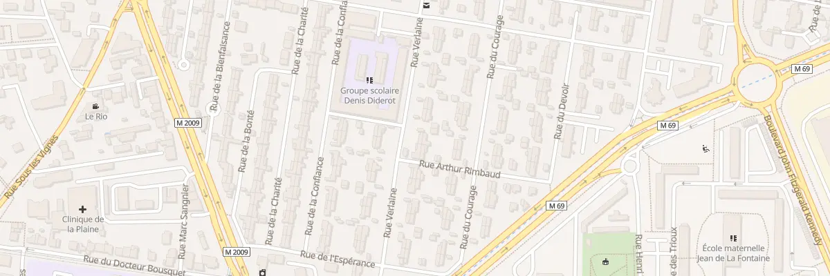 Plan du 32 Rue Verlaine à Clermont-Ferrand