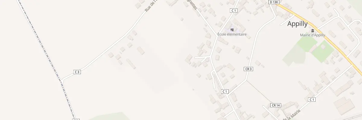 Plan du 214 Rue de la Mairie à Appilly