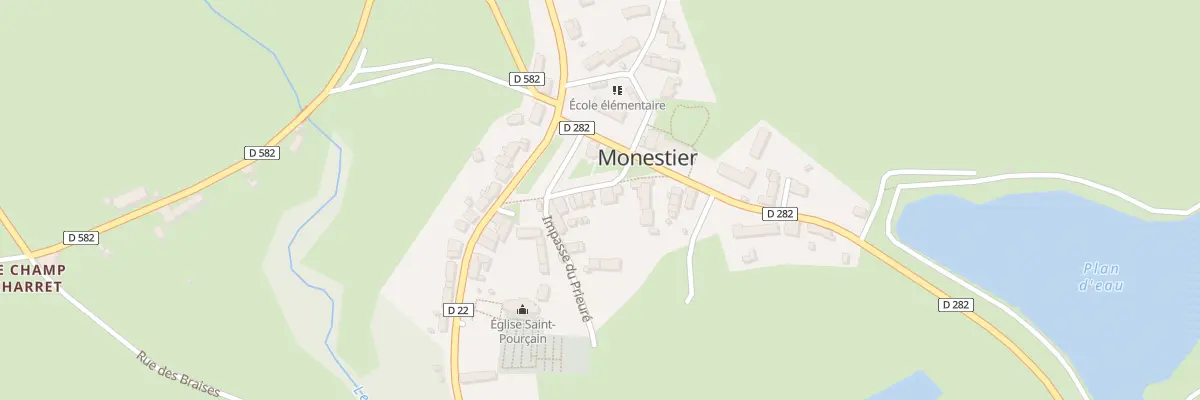 Plan du 10 Pl de la Mairie à Monestier