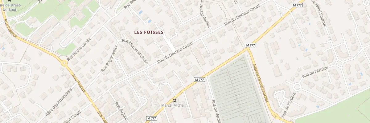 Plan du 46 Rue du Docteur Casati à Aubière