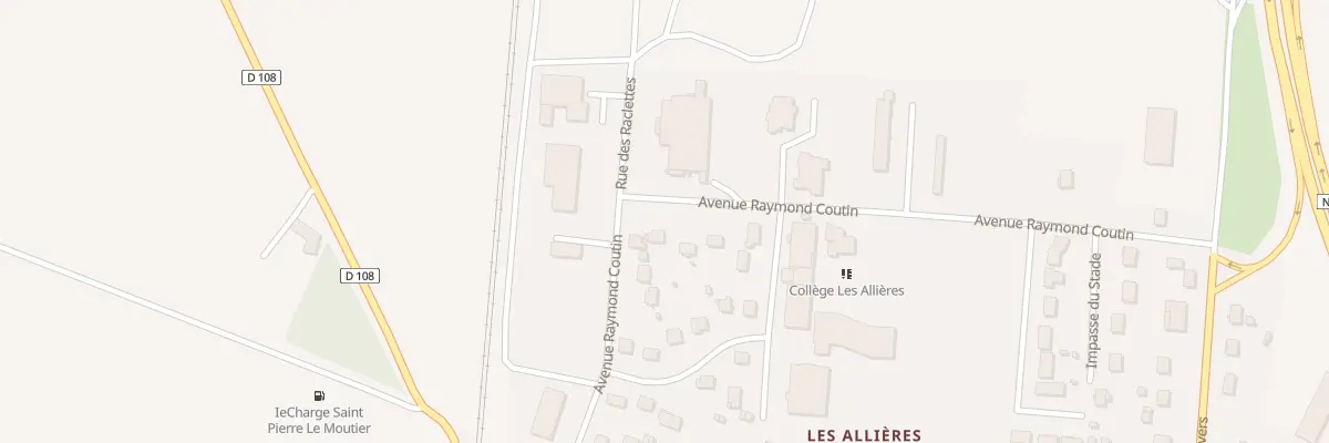 Plan du 11 Av Raymond Coutin à Saint-Pierre-le-Moûtier