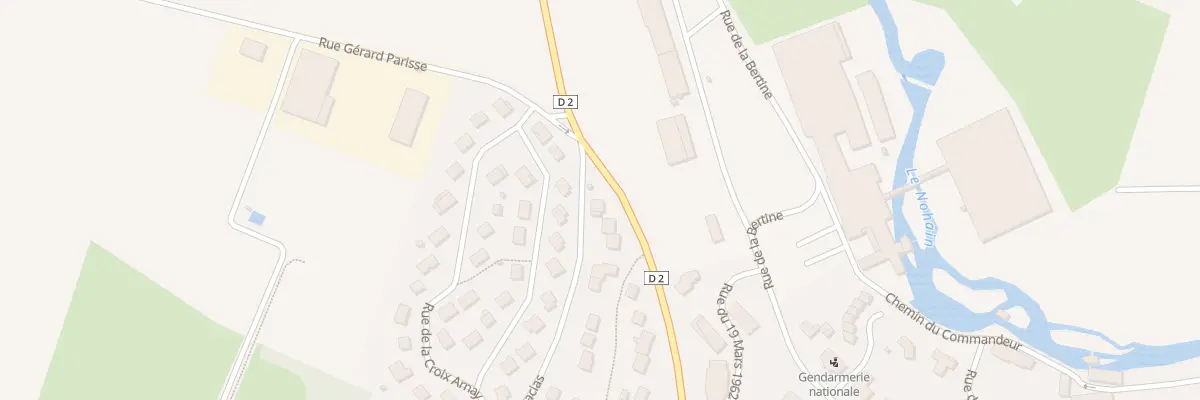 Plan du 15 Rte d’Alligny à Donzy