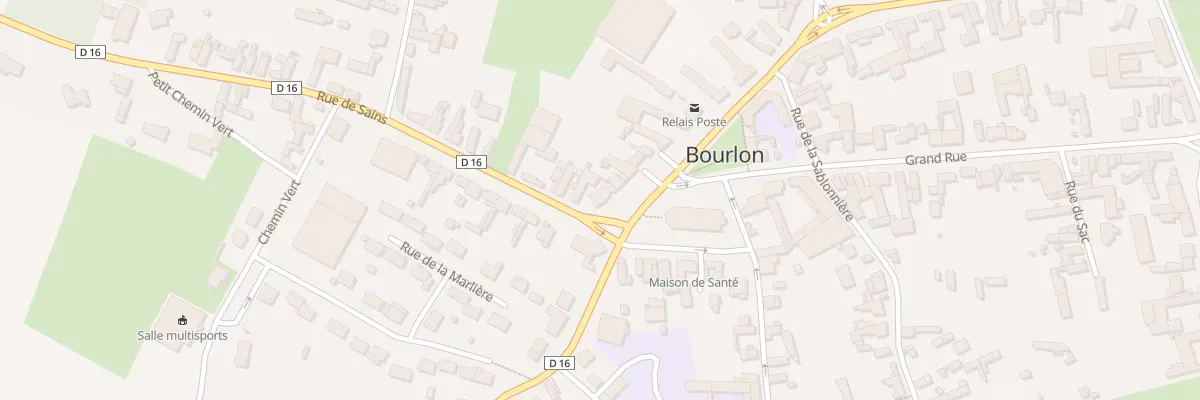 Plan du 1 Pl des Anciens Combattants à Bourlon