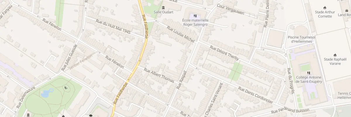 Plan du 41 Rue Raspail Hellemmes à Lille