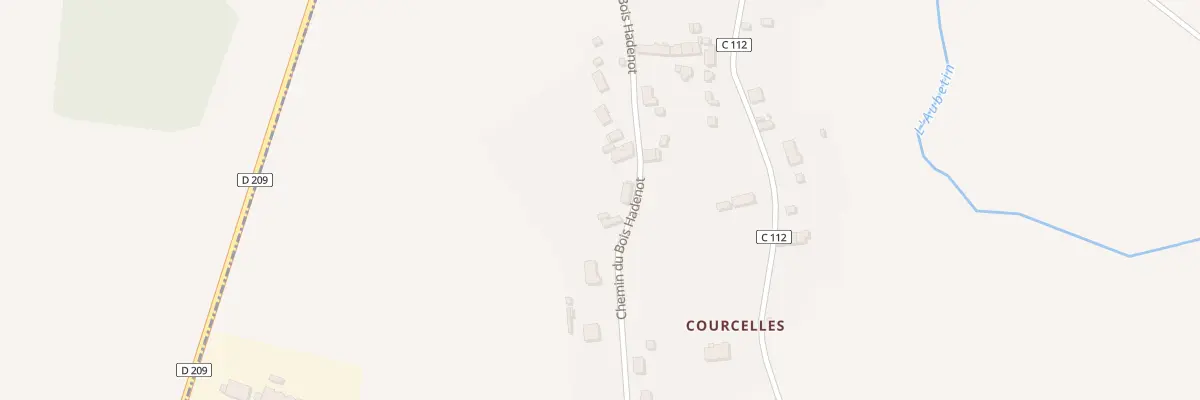 Plan du 48 Courcelles à Amillis