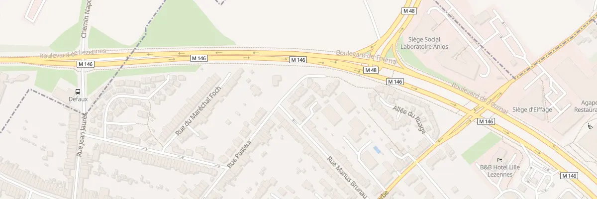 Plan du 60 Rue Pasteur à Lezennes