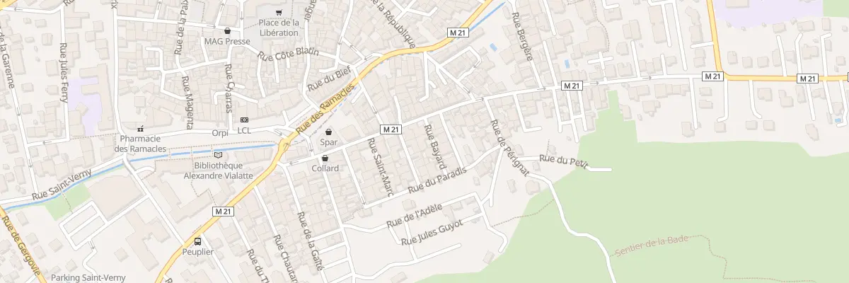Plan du 4 Rue Bayard à Aubière