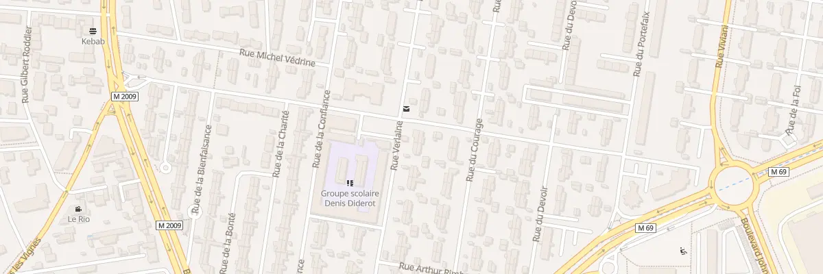 Plan du 56 Rue Verlaine à Clermont-Ferrand