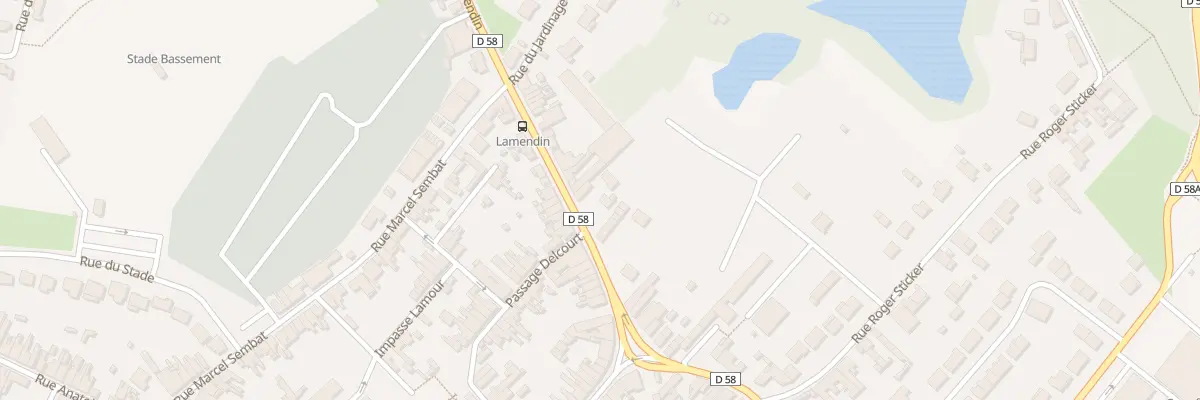 Plan du 94 Rue Arthur Lamendin à Sin-le-Noble