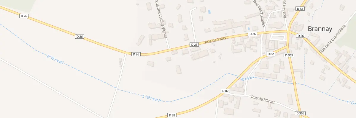 Plan du 21 Rue de Paris à Brannay