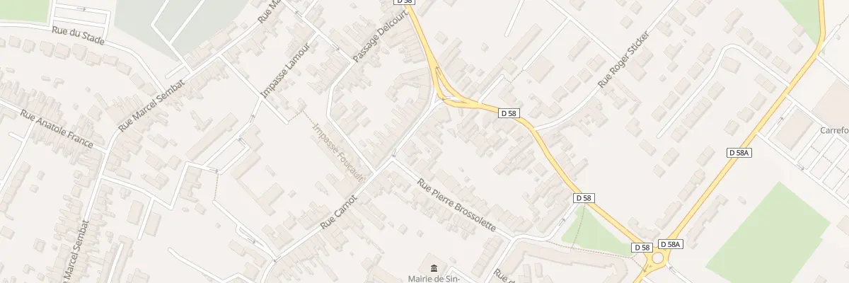 Plan du 348 Rue Carnot à Sin-le-Noble