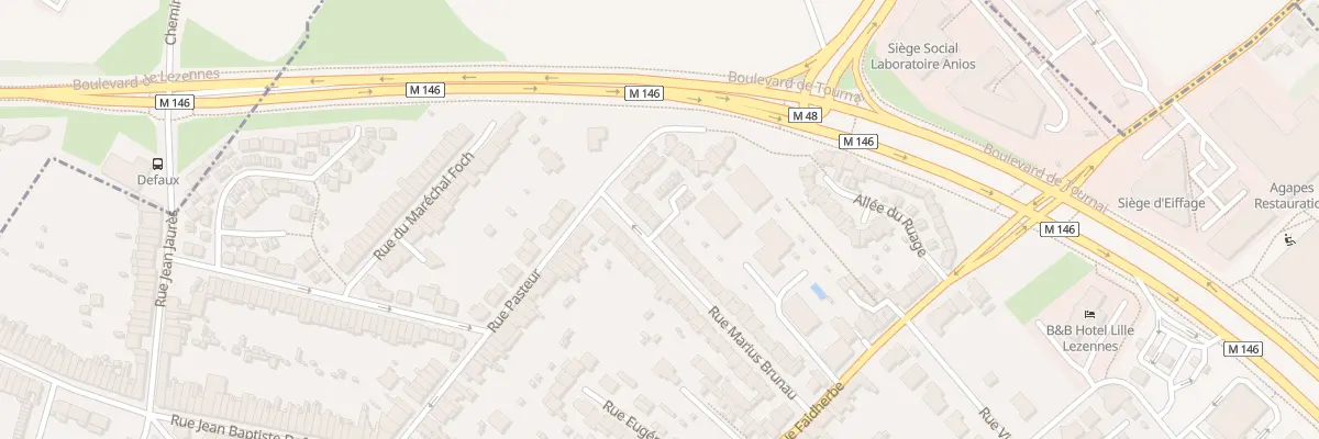 Plan du 34 Rue Marius Brunau à Lezennes