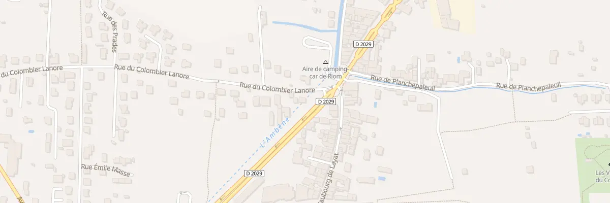 Plan du 43 Rue du Colombier Lanore à Riom