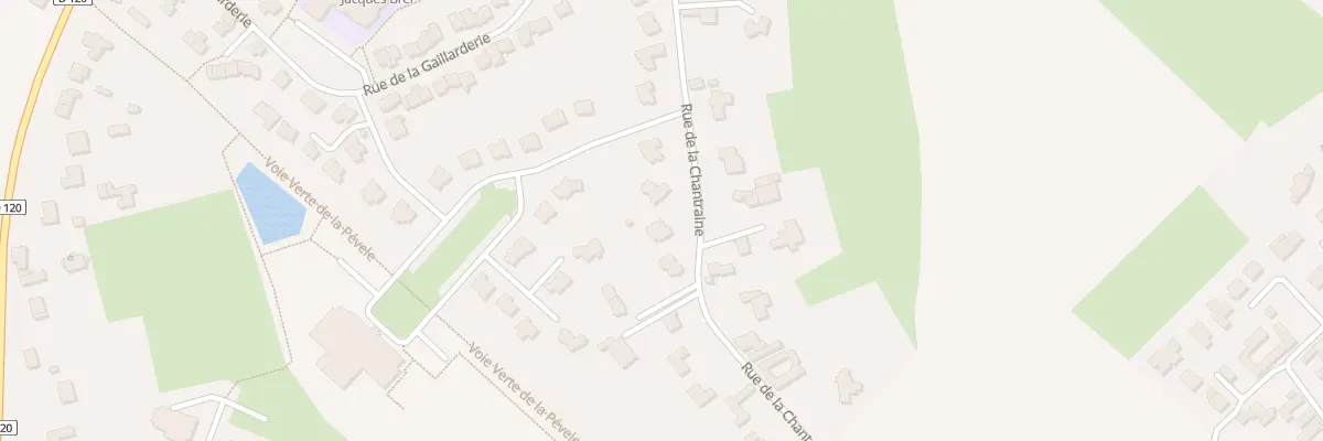 Plan du 520 Rue de la Chantraine à Mérignies