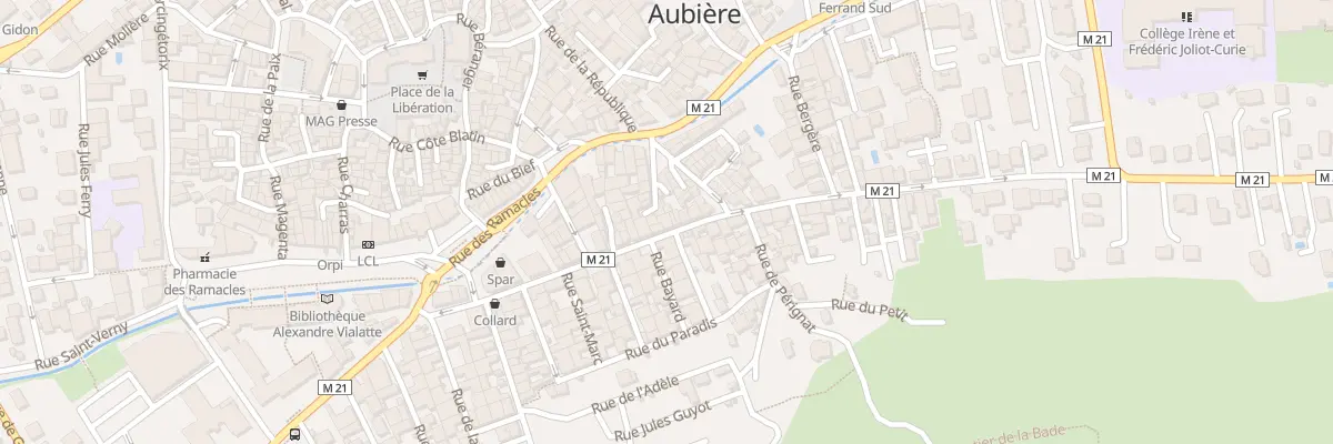 Plan du 31 Rue du Chambon à Aubière