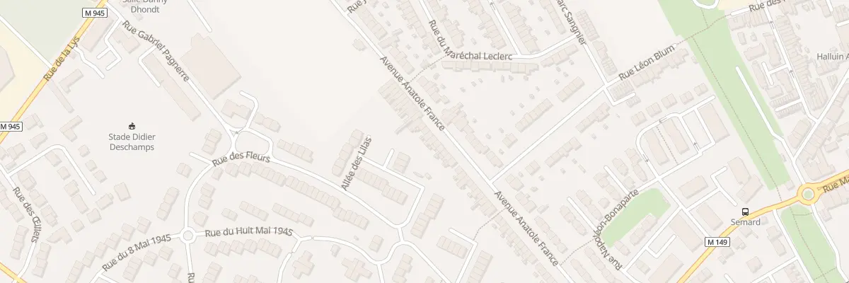 Plan du 32 Rue Anatole France à Halluin