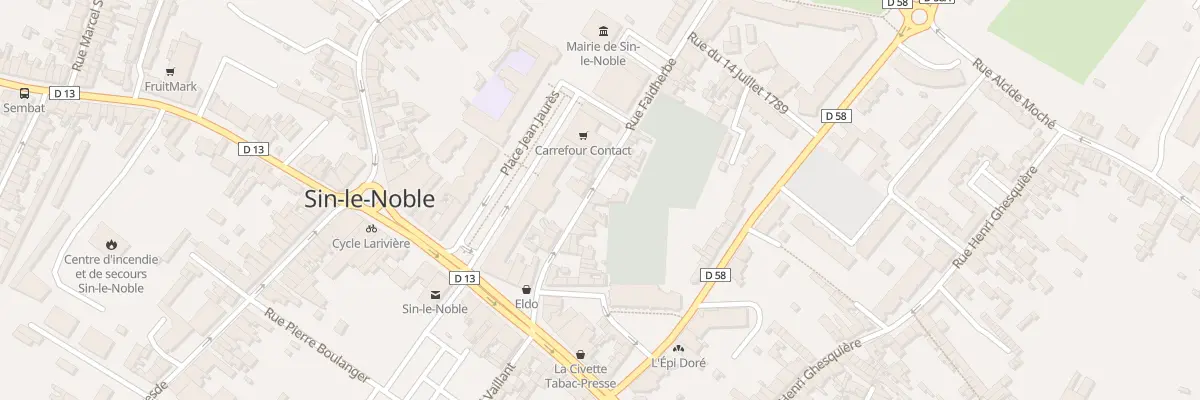 Plan du 110 Rue Faidherbe à Sin-le-Noble