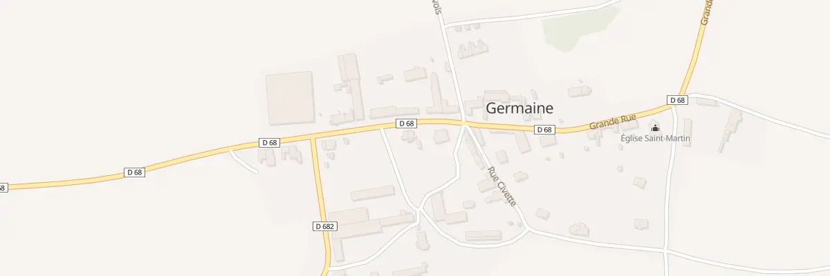 Plan du 12 Gr Grande Rue à Germaine
