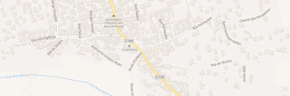 Plan du 1 Rue Parmentier à Saint-Bonnet-près-Riom