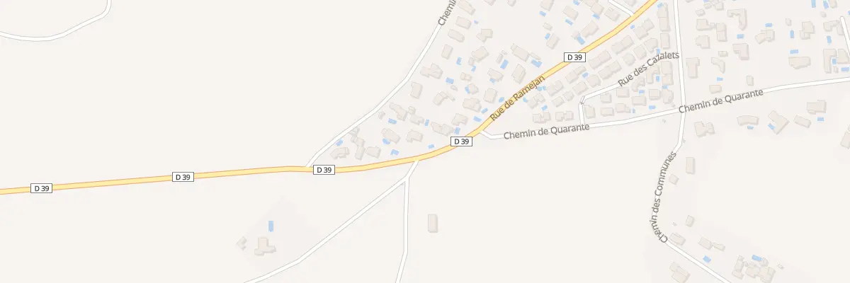 Plan du 38 Rue de Ramejan à Maureilhan
