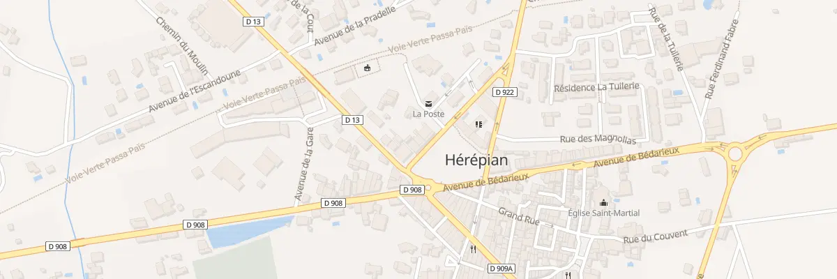 Plan du 5 Pl Etienne Pascal à Hérépian