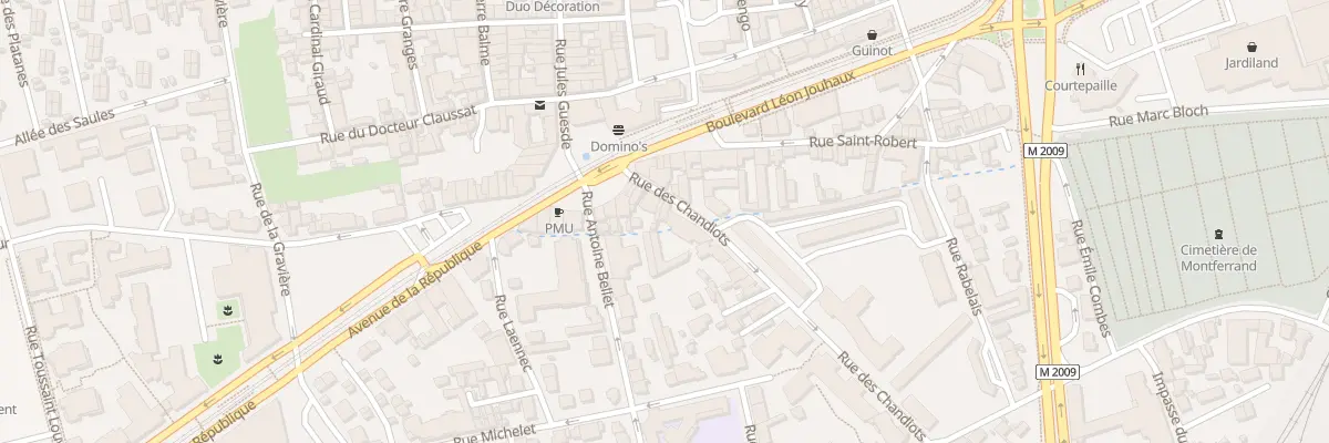 Plan du 10 Rue des Chandiots à Clermont-Ferrand