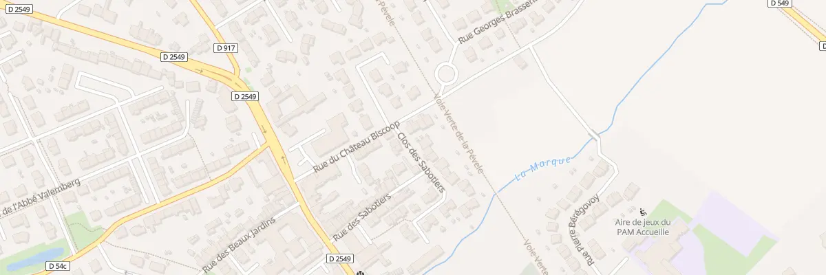 Plan du 26 Rue du Chateau Biscoop à Pont-à-Marcq