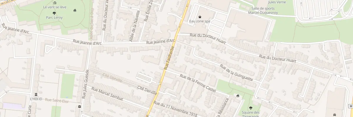 Plan du 186 Rue Faidherbe Hellemmes à Lille
