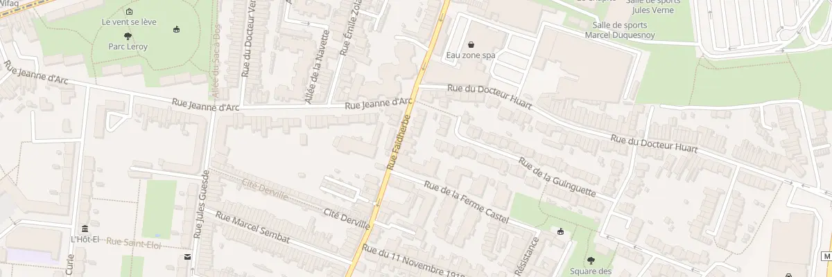 Plan du 188 Rue Faidherbe Hellemmes à Lille