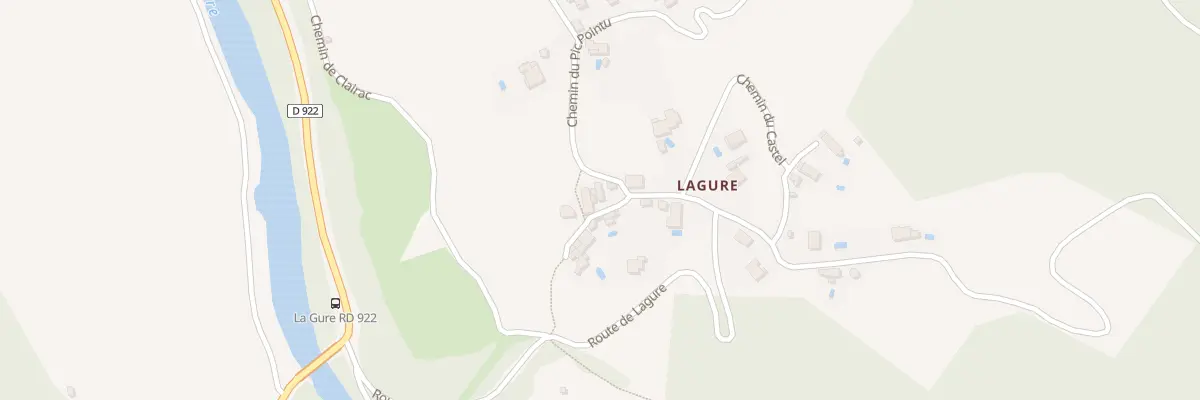 Plan du 5417F Ham de La Gure à Villemagne-l’Argentière