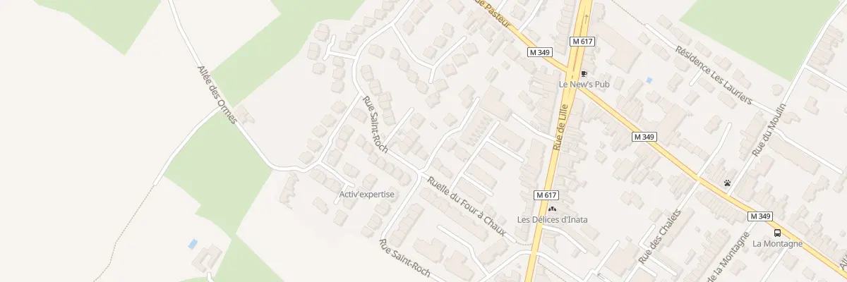 Plan du 8 Rue Saint-Roch à Roncq