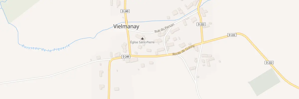 Plan du 5 Rte de Guichy à Vielmanay
