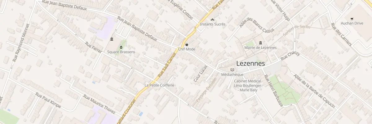 Plan du 35 Rue Gambetta à Lezennes