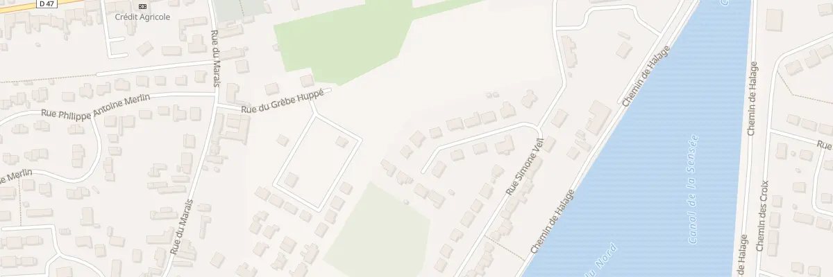 Plan du 392 Rue Simone Veil à Arleux