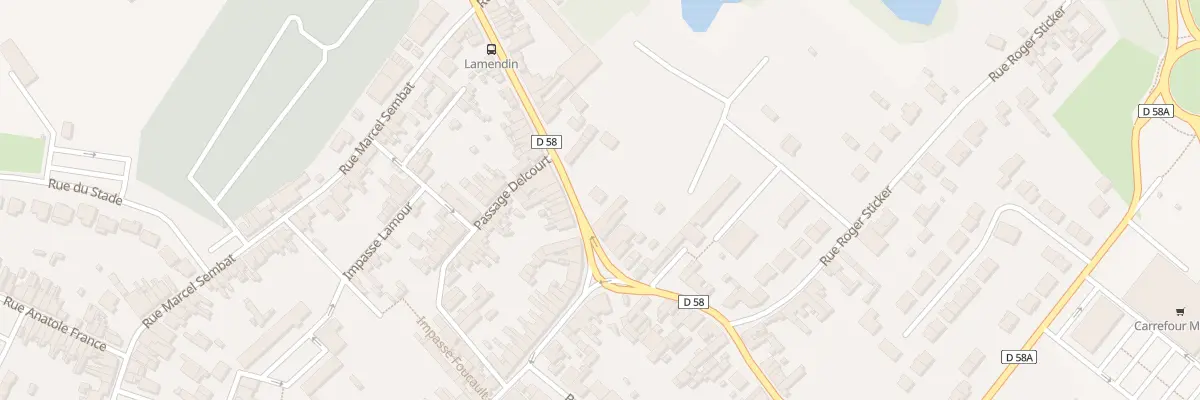 Plan du 28 Rue Arthur Lamendin à Sin-le-Noble