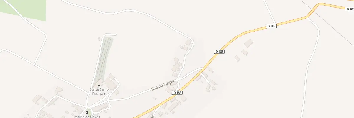 Plan du 3 Rue du Verger à Naves