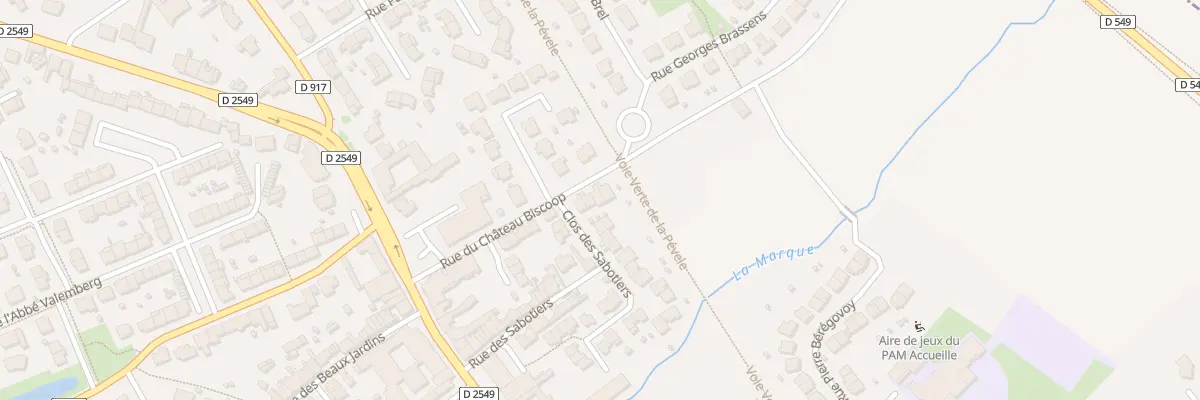 Plan du 30 Rue du Chateau Biscoop à Pont-à-Marcq