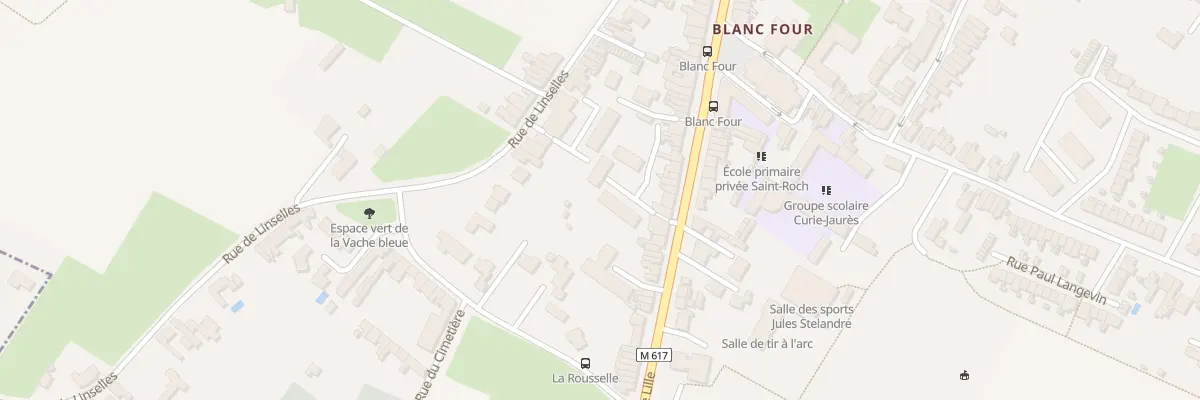 Plan du 97F Rue de Lille à Roncq