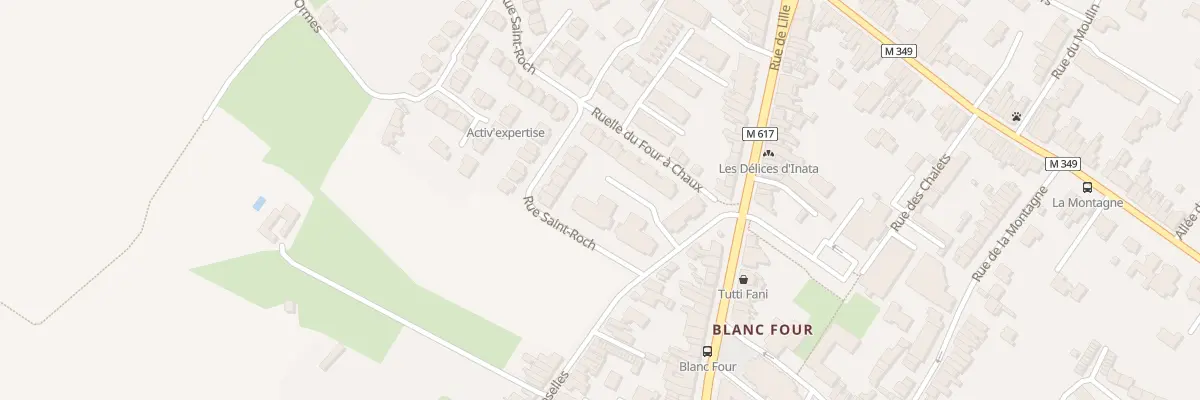 Plan du 2 Rue Saint-Roch à Roncq
