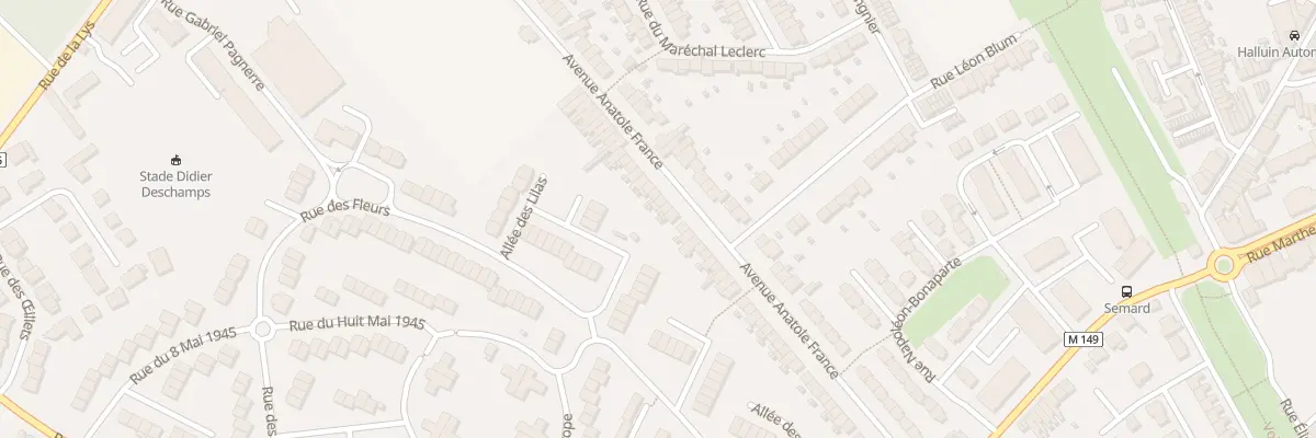 Plan du 42 Rue Anatole France à Halluin