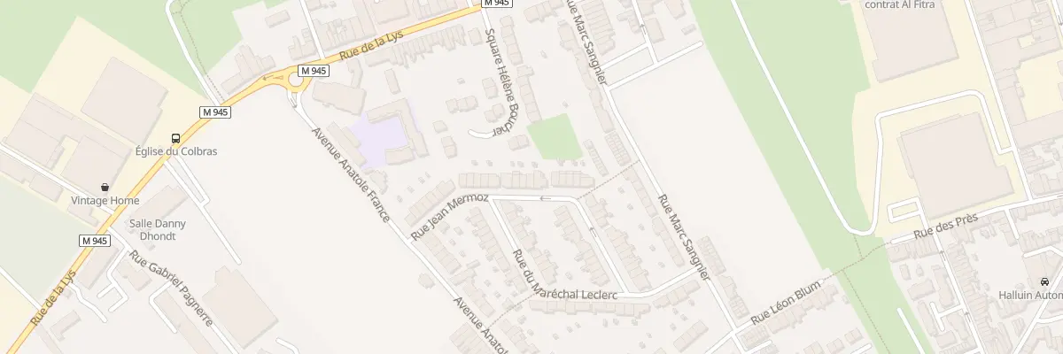 Plan du 31 Rue Jean Mermoz à Halluin