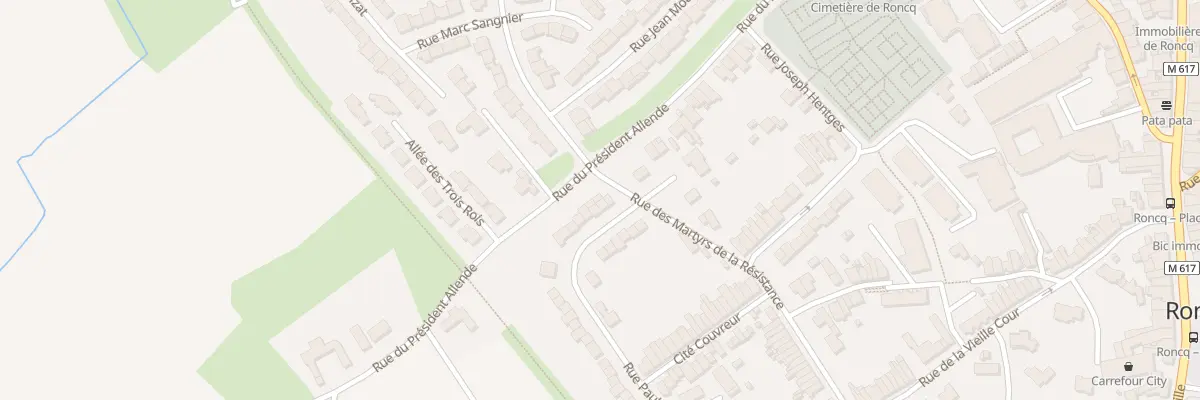 Plan du 61 Rue Paul Gailliez à Roncq