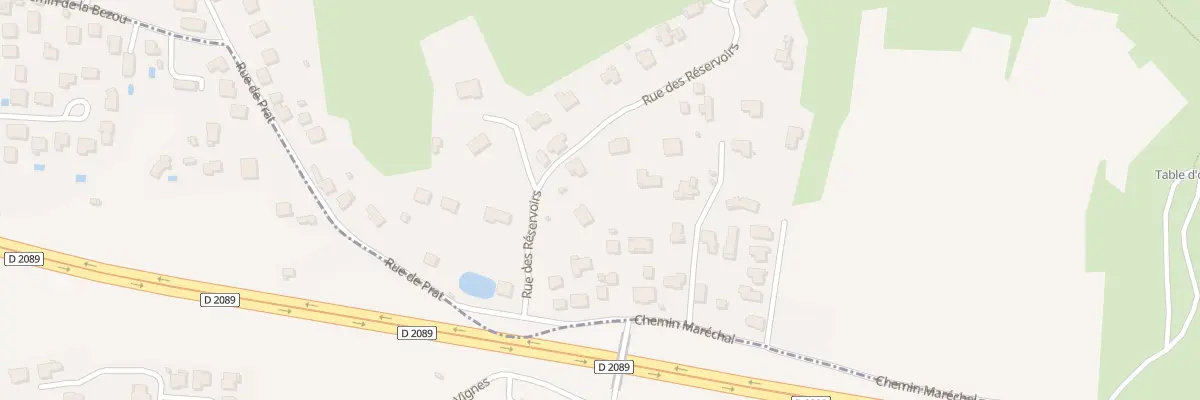 Plan du 12 Rue des Réservoirs à Aubière