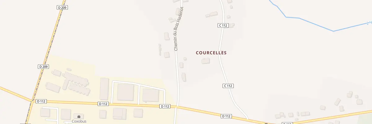 Plan du 51 Courcelles à Amillis