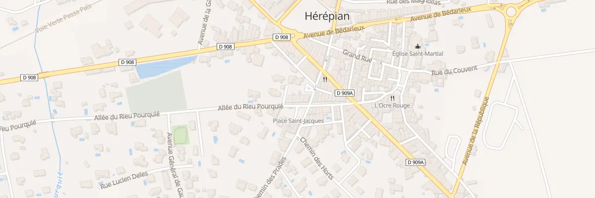 Plan du 4 Pl Saint-Jacques à Hérépian