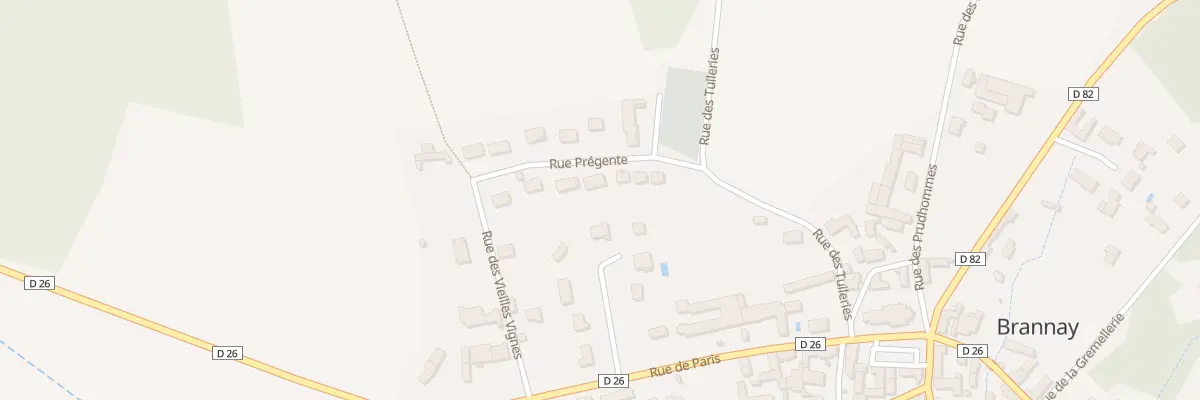 Plan du 7 Rue Pregente à Mont-Saint-Sulpice