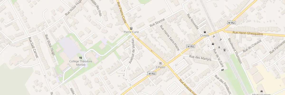 Plan du 1A Rue Pierre Curie à Lesquin